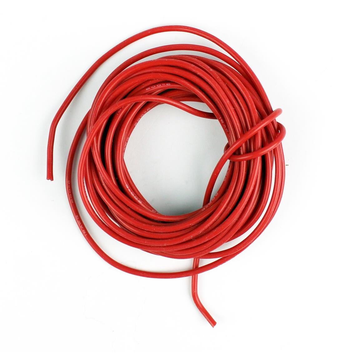 18 AWG / 0.75 mm. Silikon Kablo, Kırmızı, 5 Metre