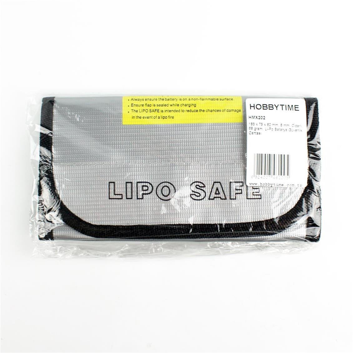 Himax 185 x 75 x 60 mm, 6 mm. Walled, 68 grams, Li-Po Battery Security Bag