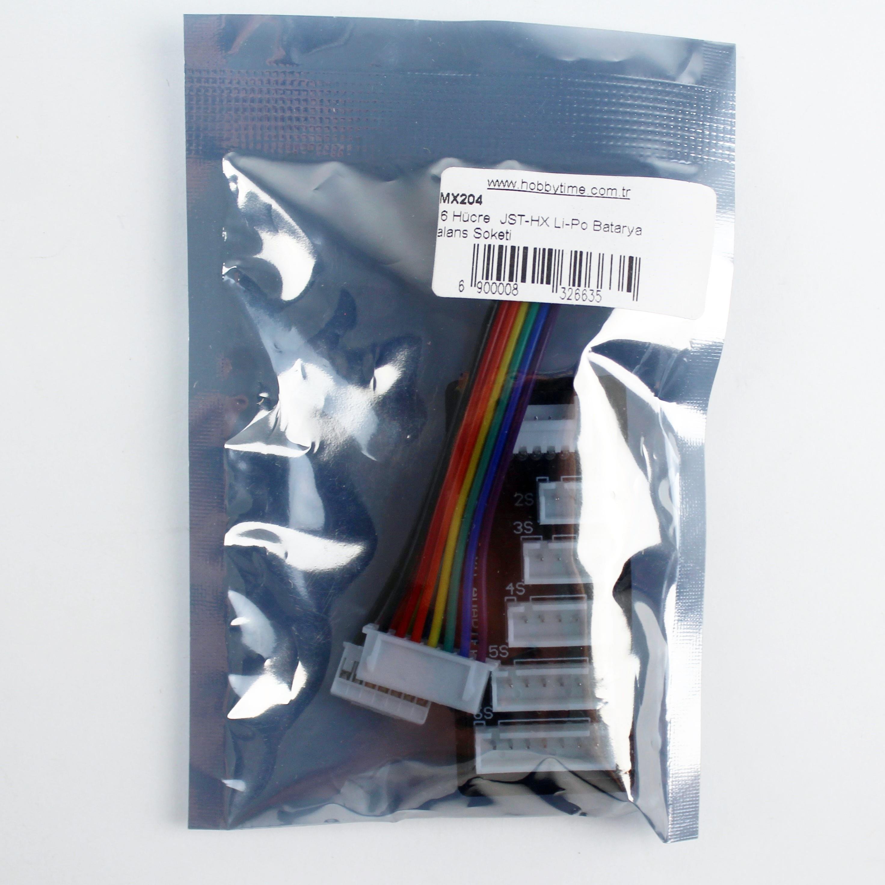 2-6 Hücre  JST-HX Li-Po Batarya Balans Soketi