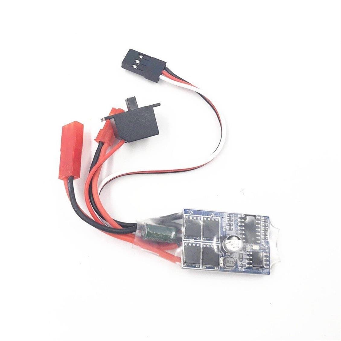 20 Amper Elektronik Hız Kontrol, ESC, Fırçalı Motorlar için,Tek Yönlü, Frensiz, 3.0V-9.4V