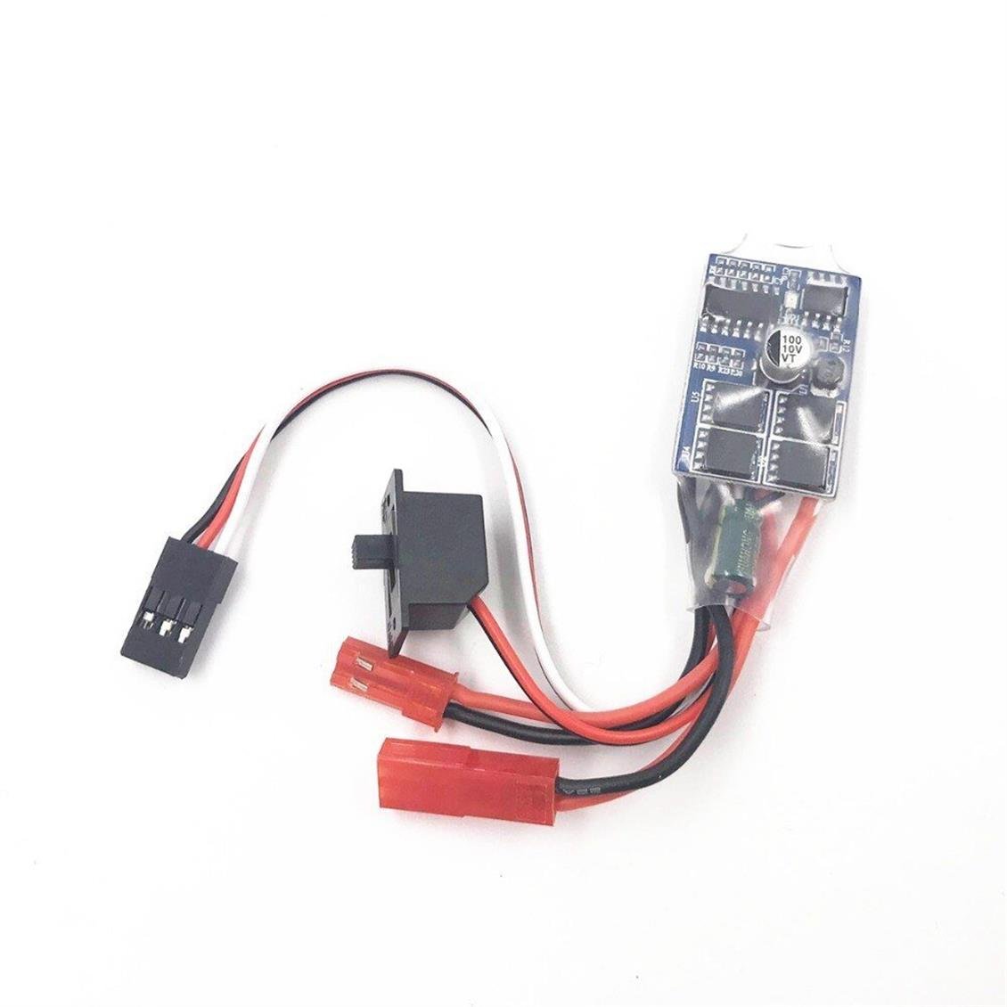 20 Amper Elektronik Hız Kontrol, ESC, Fırçalı Motorlar için,Tek Yönlü, Frensiz, 3.0V-9.4V