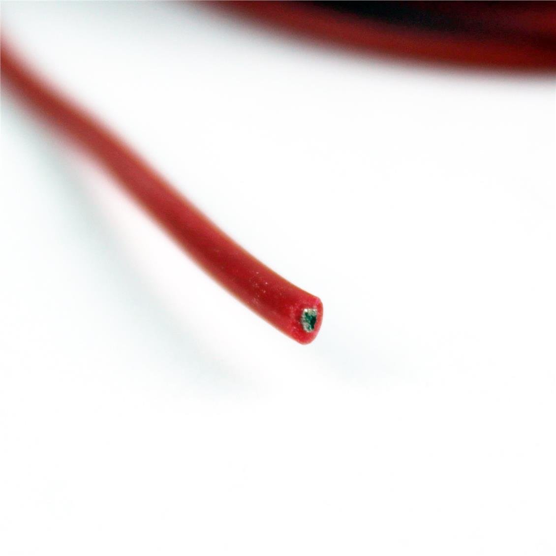 20 AWG / 0.50 mm. Silikon Kablo, Kırmızı, 2 Metre