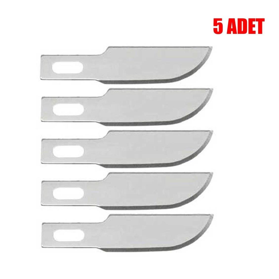 20010 KAVISLI KENARLI BIÇAK UCU-5 LI PAKET