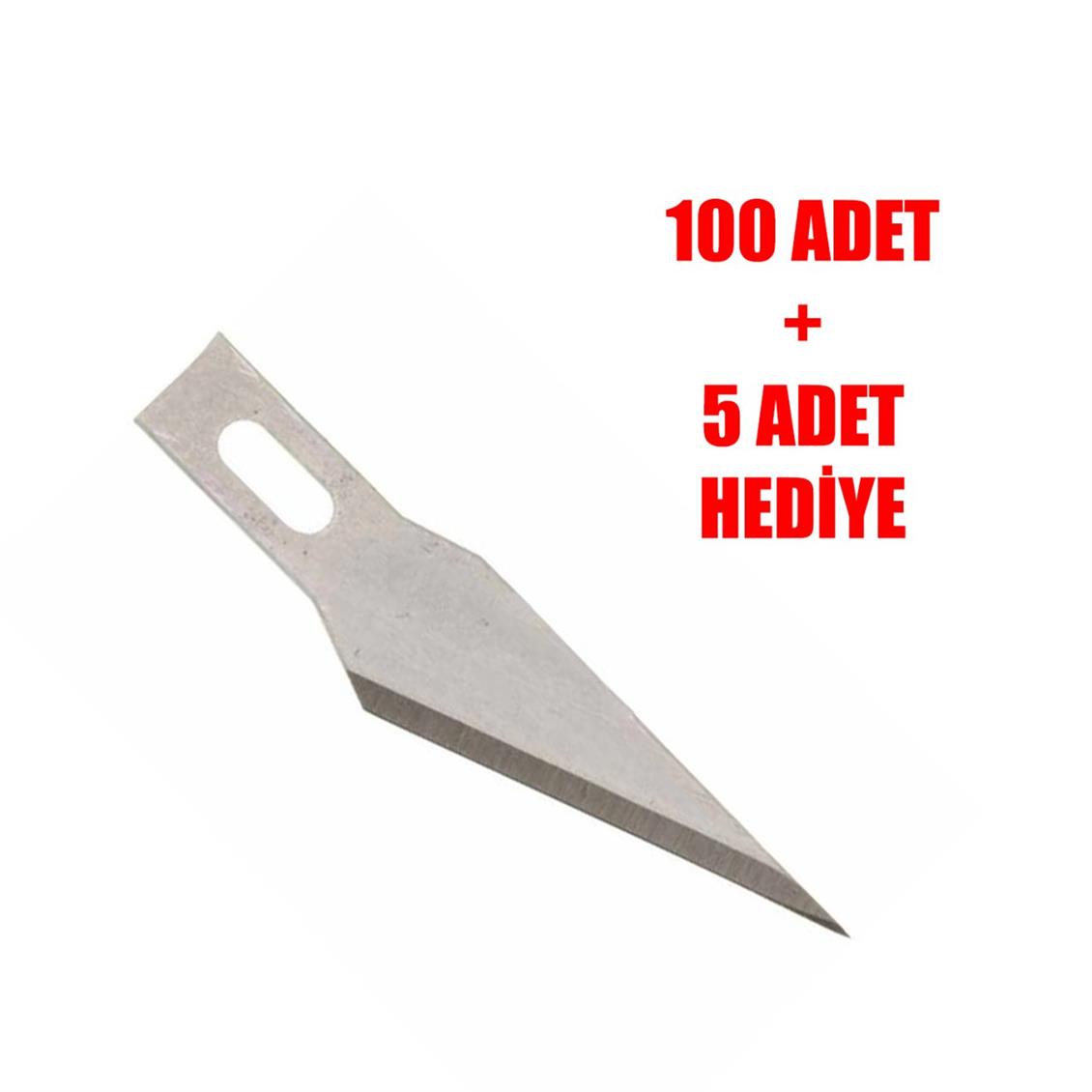 22611 ÇOK KESKIN BIÇAK UCU-KARBON ÇELİK-100 LÜ PAK