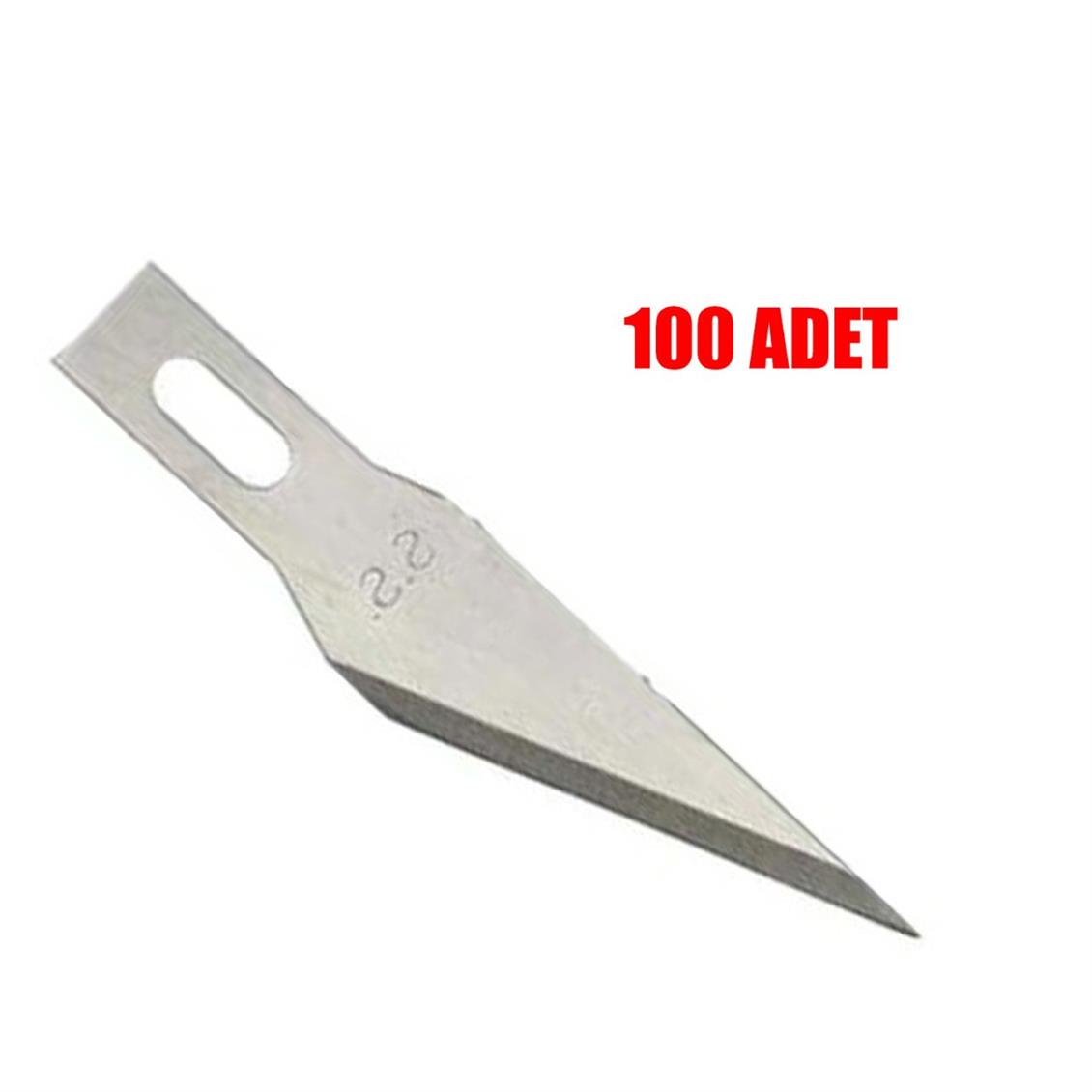 22621 ÇOK KESKIN BIÇAK UCU-PASLANMAZ ÇELİK-100 LÜ