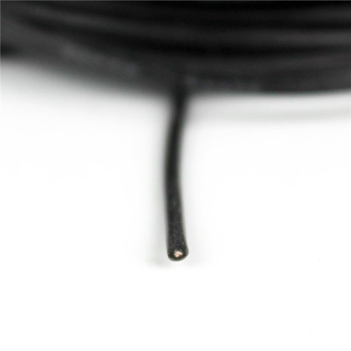 24 AWG / 0.25 mm. Silikon Kablo, Siyah, 5 Metre