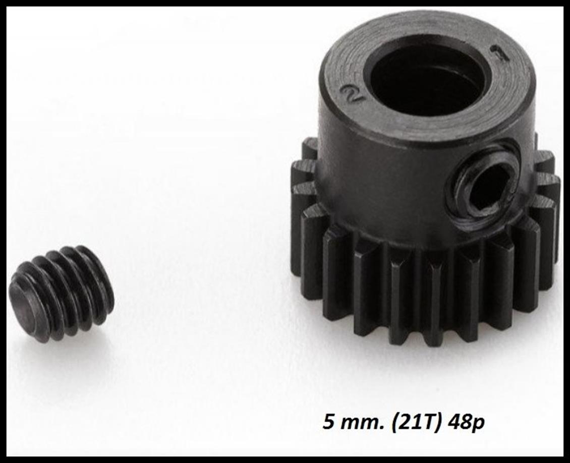 30820201 21T 5MM 48P STEEL PINION GEAR