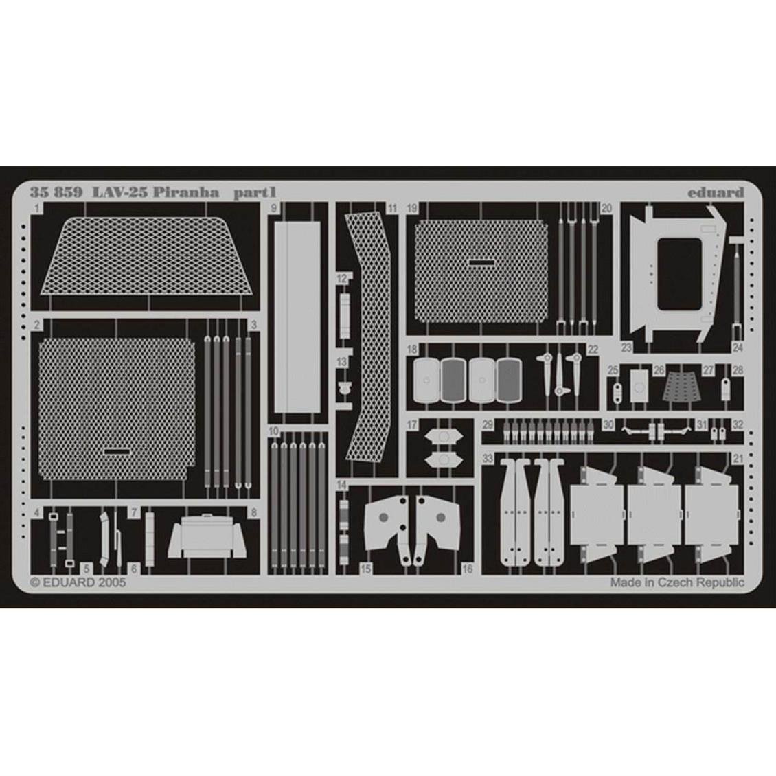 35859 1/35 LAV-25 PİRANHA DETAY SETİ - STD.PHOTO E