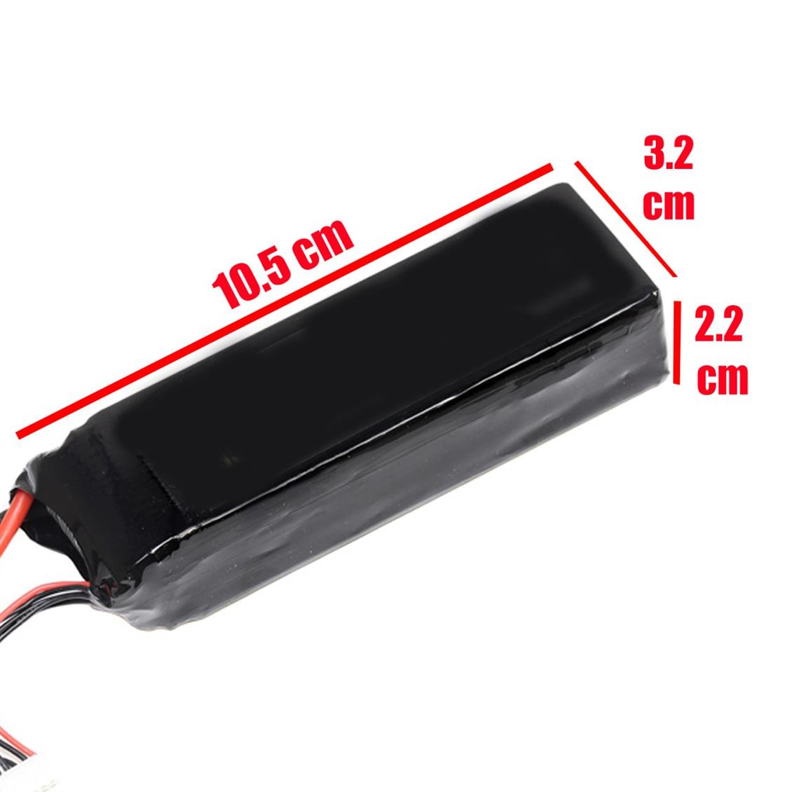 3S1P-1500mAh 65C-YARIŞ DRONE BATARYASI
