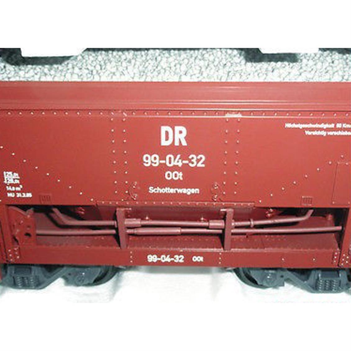 40049 1/22,5 DR SCHÜTTWAGEN-SET,4 VAGON