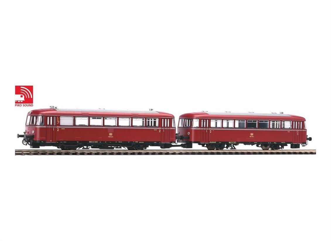 52722 Railbus 798  Trailer 998 6 DB IV 3 Rail AC w