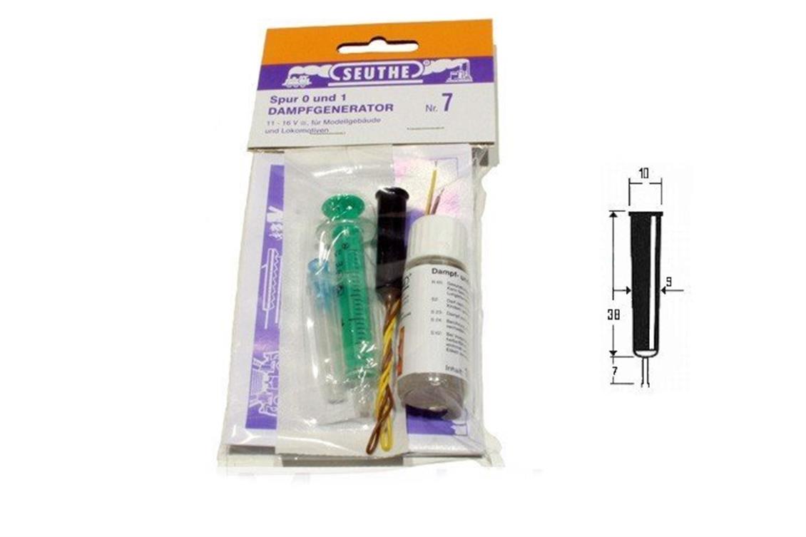 7 DUMAN JENERATÖRÜ- 0 VE 1 ÖLÇEK LOKO VE EVLER IÇI