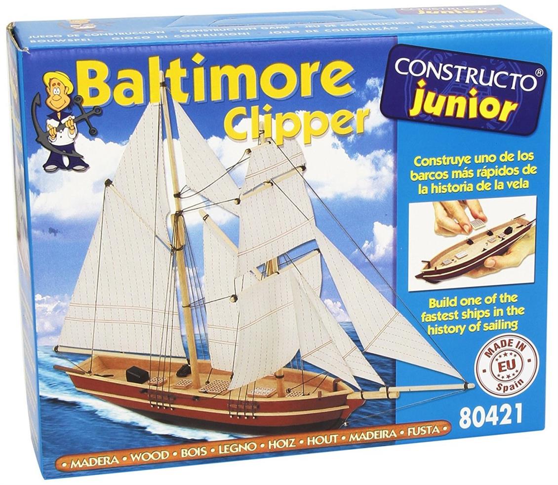 80421 BALTIMORE CLIPPER - AHŞAP TEKNE KİTİ