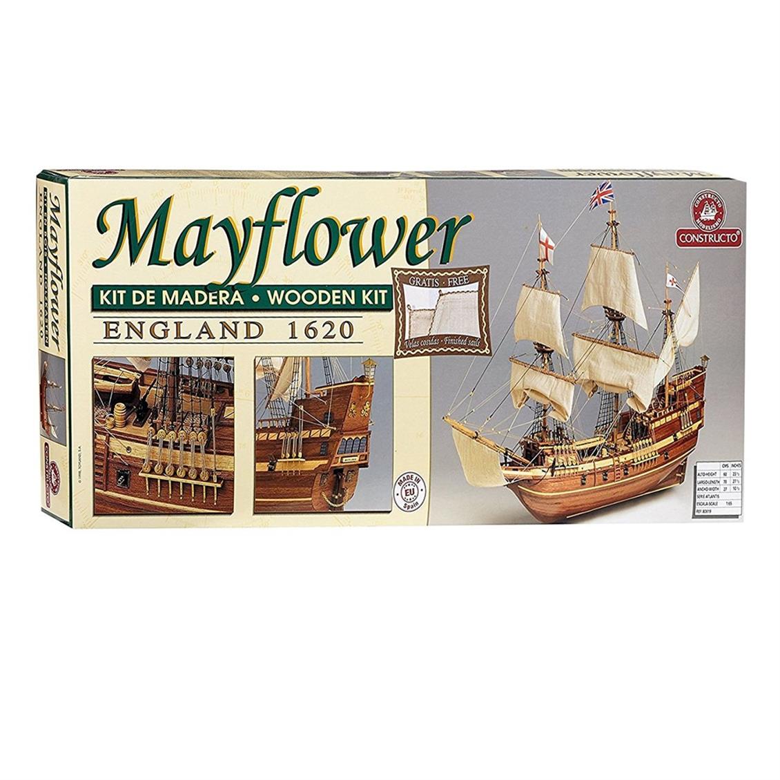 80819 1/65 MAYFLOWER - AHŞAP TEKNE KİTİ