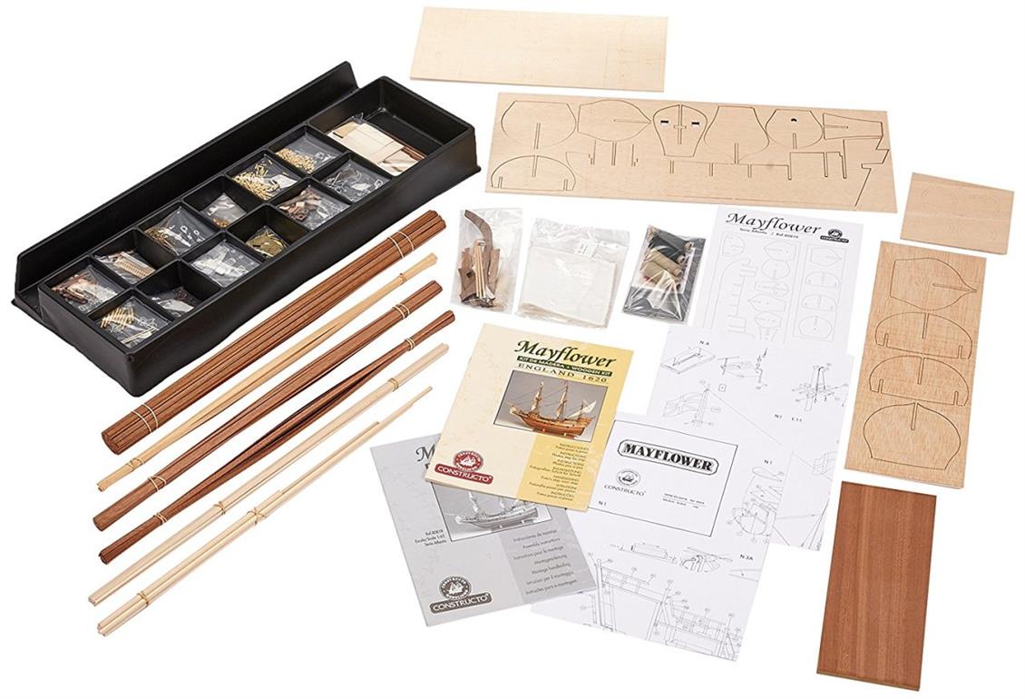 80819 1/65 MAYFLOWER - AHŞAP TEKNE KİTİ