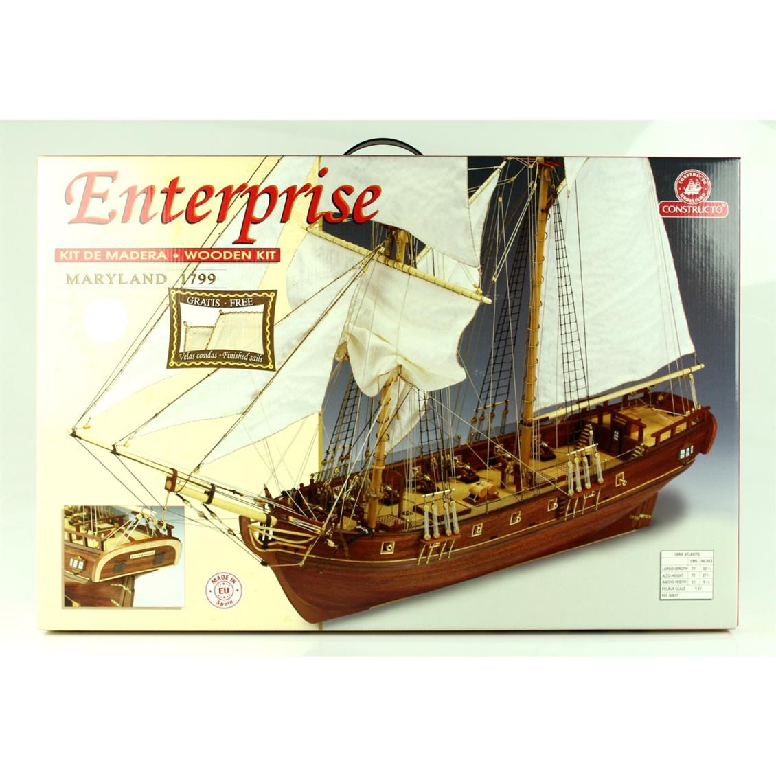 80837 1/51 ENTERPRISE - AHŞAP TEKNE KİTİ