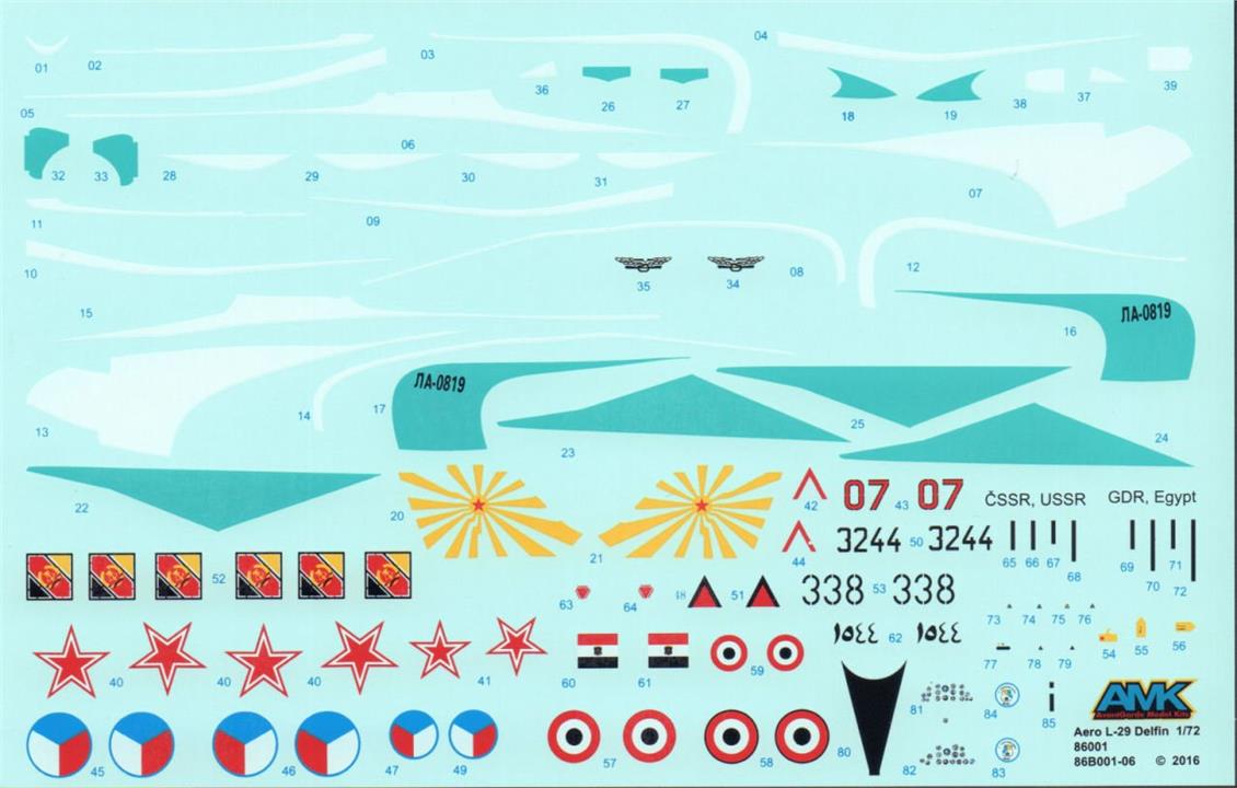 86001 1/72 AERO L-29 Delfin