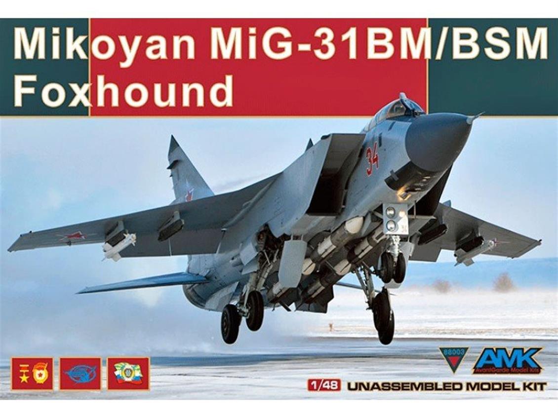88003 1/48 Mikoyan MiG-31BM/BSM Foxhound