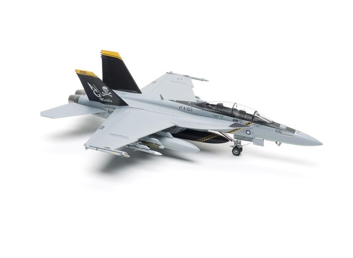 Academy 12535 1/72 USN F/A-18F Savaş Uçağı Demonte Plastik Maketi