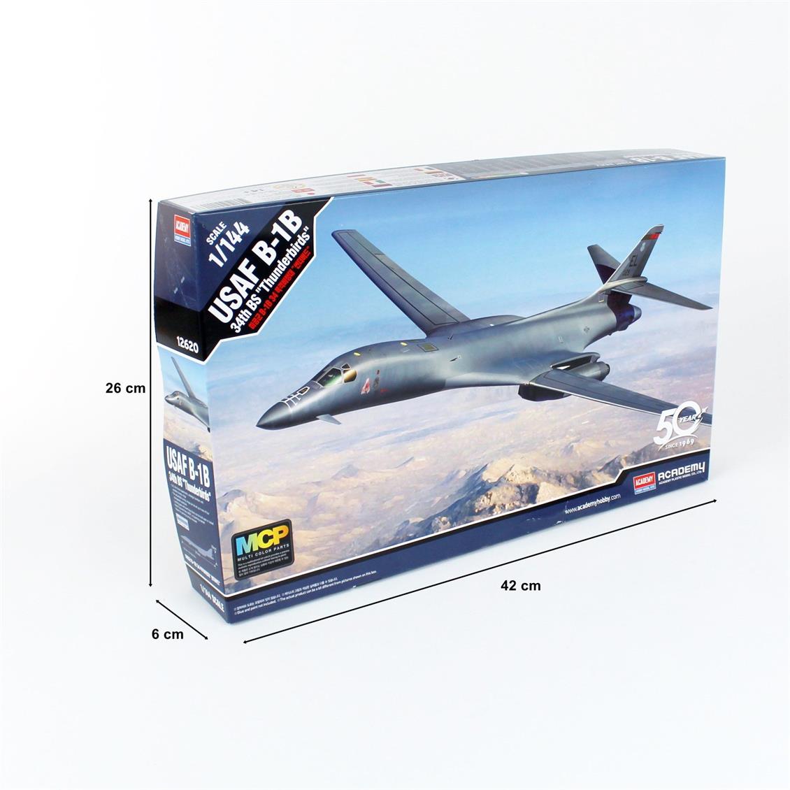 Academy 12620 1/144 ABD Hava Kuvvetleri B-1B Lancer Savaş Uçağı Demonte Plastik  Maketi