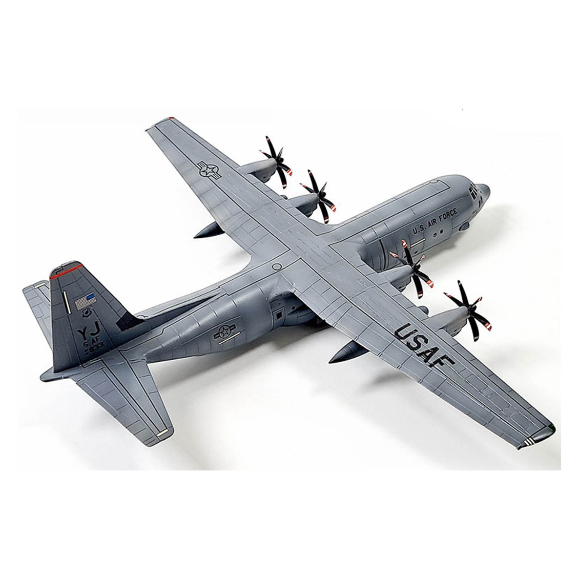 Academy 12631 1/144 C-130J-30 Super Hercules Askeri Nakliye Uçağı, Plastik Model Kiti