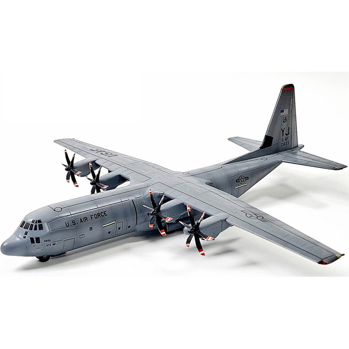 Academy 12631 1/144 C-130J-30 Super Hercules Askeri Nakliye Uçağı, Plastik Model Kiti
