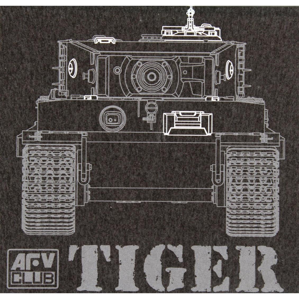 AFV Club AC35004 1/35 TIGER I Geç Dönem, Şeffaf Periskop Demonte Plastik Maketi