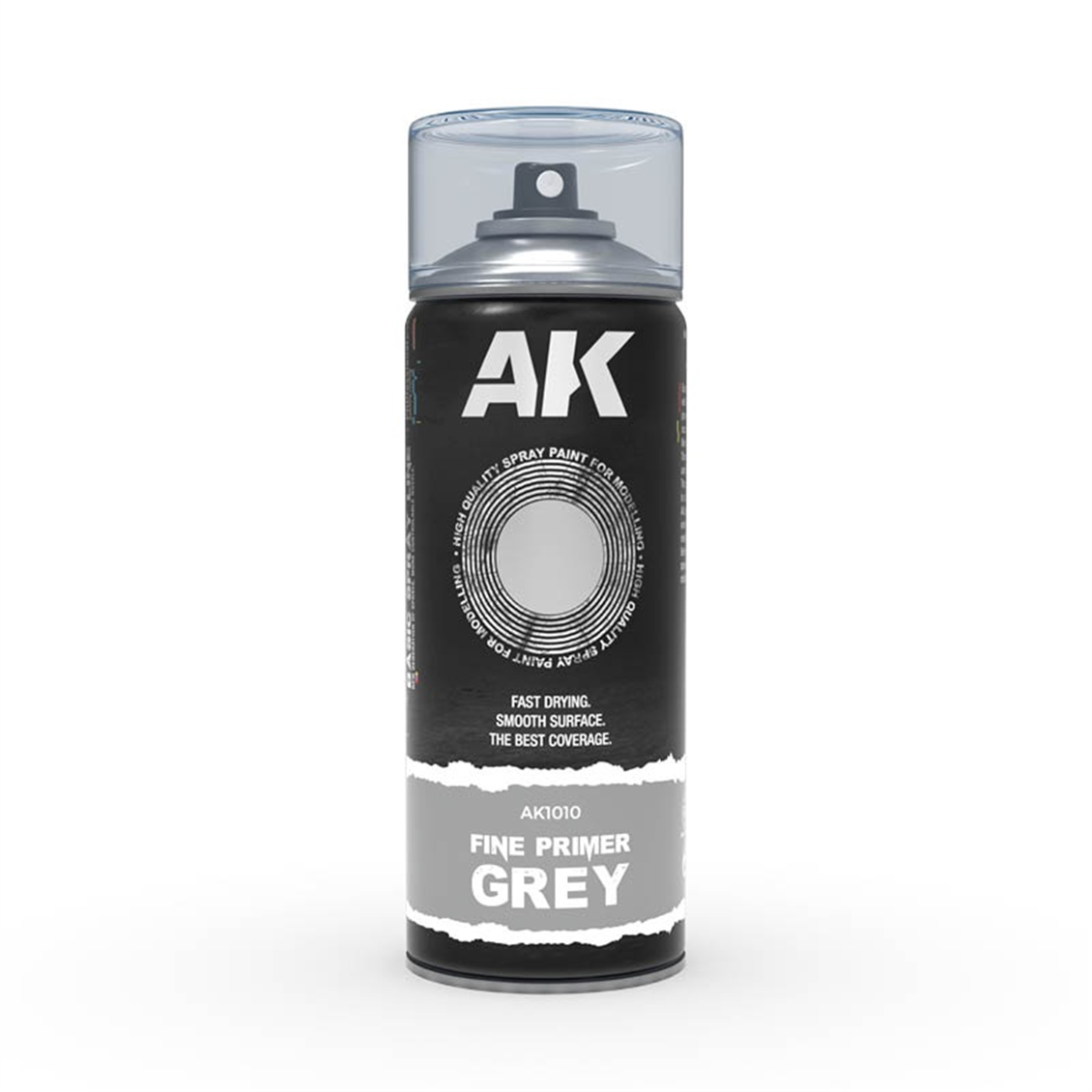 AK 1010 400 ml. İnce Astar, Gri Renkli Sprey Boya, 2 Farklı Uc ile