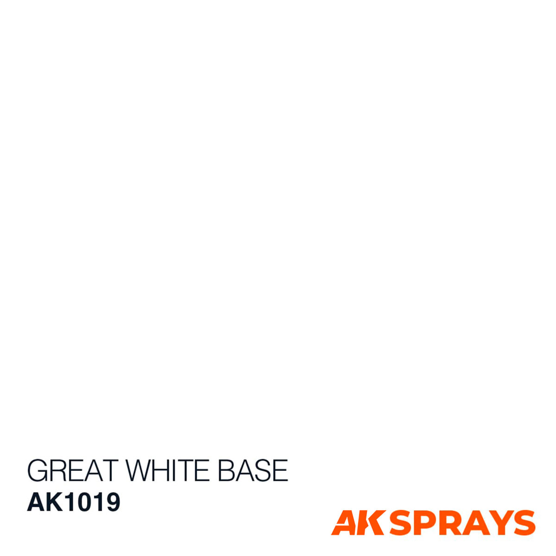 AK 1019 150 ml. Vivid Color İçin Beyaz Baz Kat Sprey