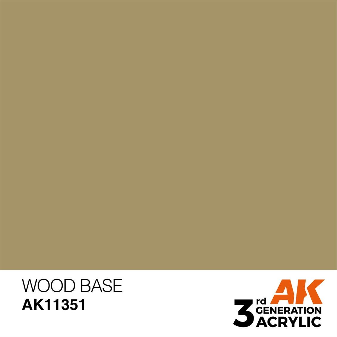 AK 11351 17 ml. Wood Base, AFV Serisi 3GEN Akrilik Model Boyası