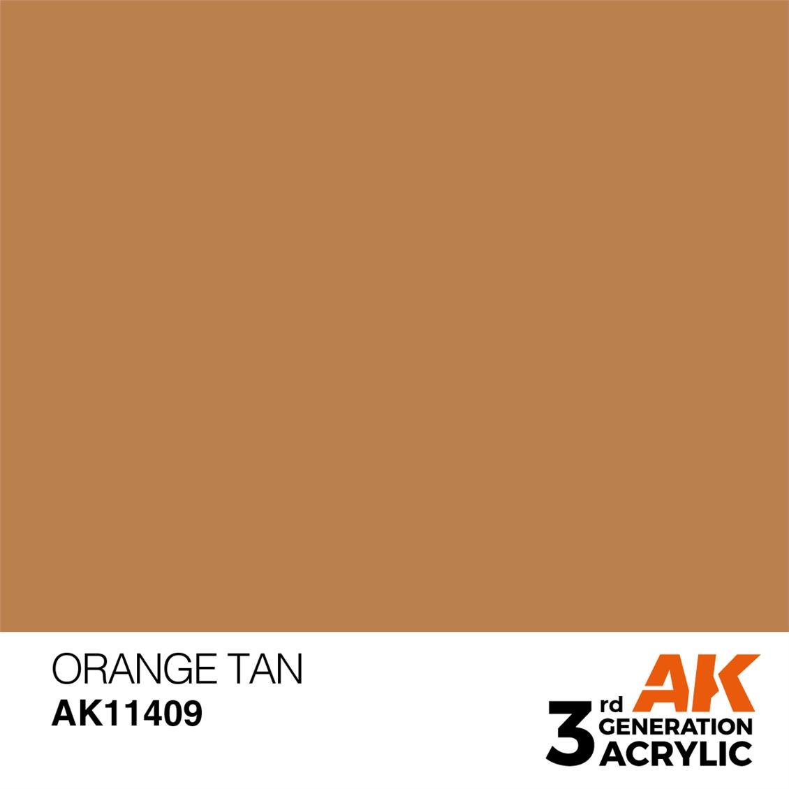 AK 11409 17 ml. Orange Tan, Figür Serisi 3GEN Akrilik Model Boyası