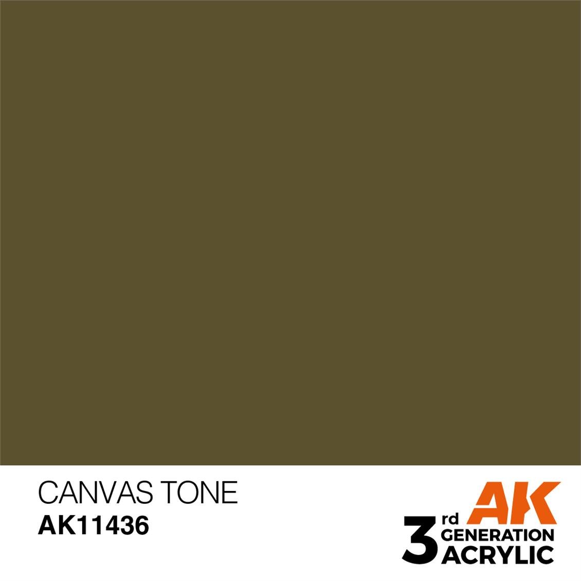 AK 11436 17 ml. Canvas Tone, Figür Serisi 3GEN Akrilik Model Boyası
