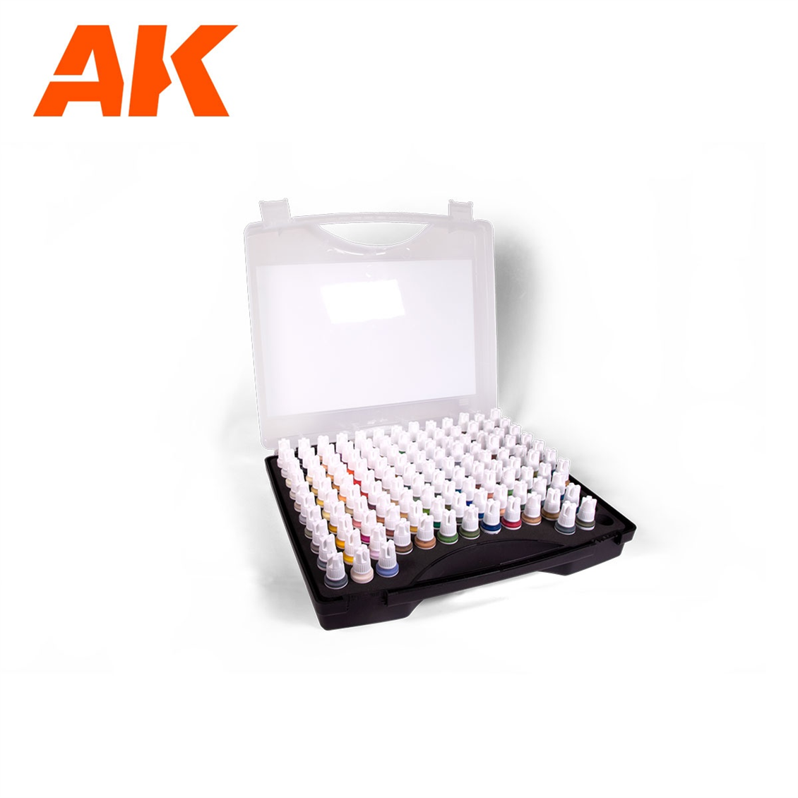 AK 11704 120x17 ml. Figür Renkleri, Plastik Taşıma Çantalı, Akrilik 3GEN Model Boyası Seti