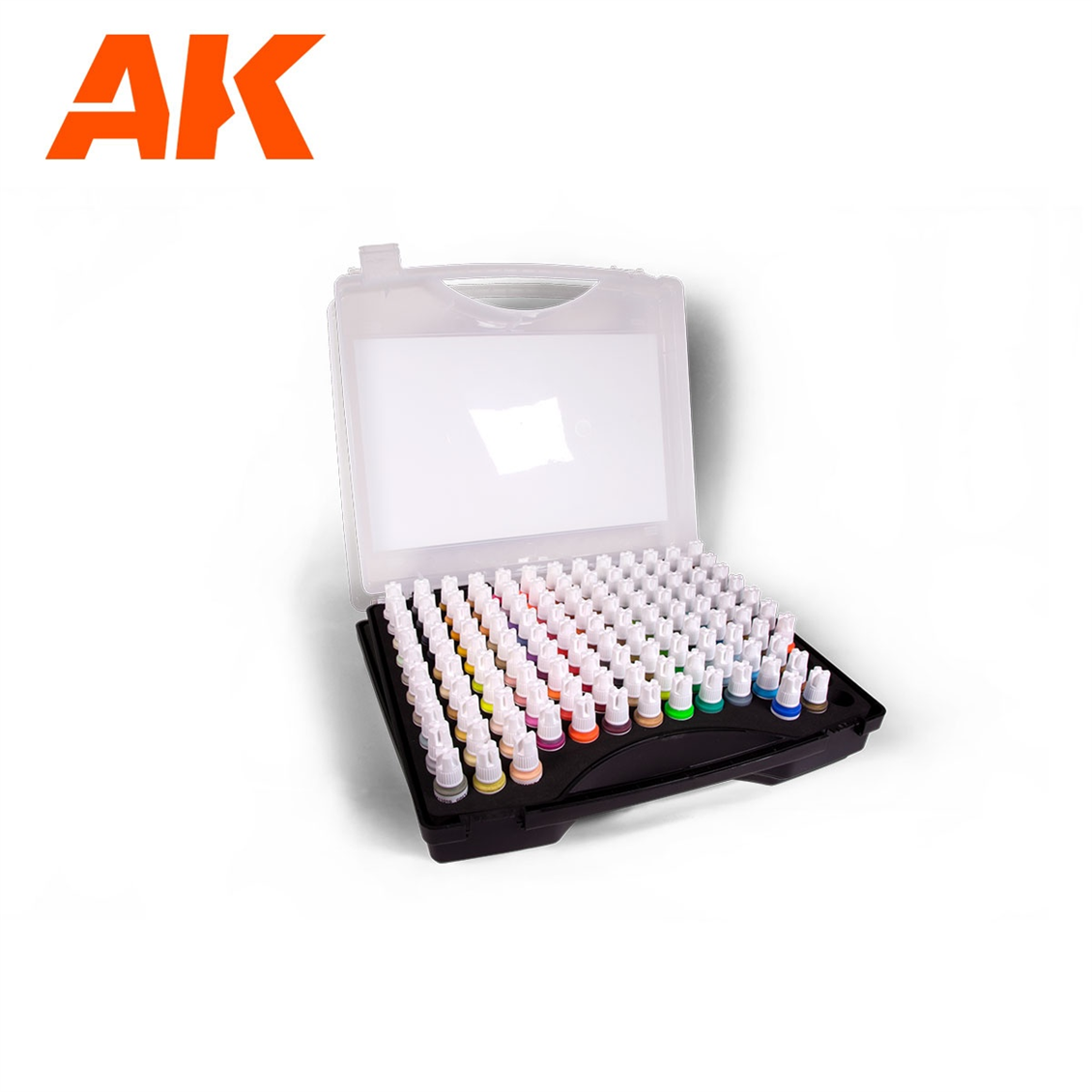 AK 11707 120x17 ml. Wargame Renkleri, Plastik Taşıma Çantalı, Akrilik 3GEN Wargame Model Boyası Seti