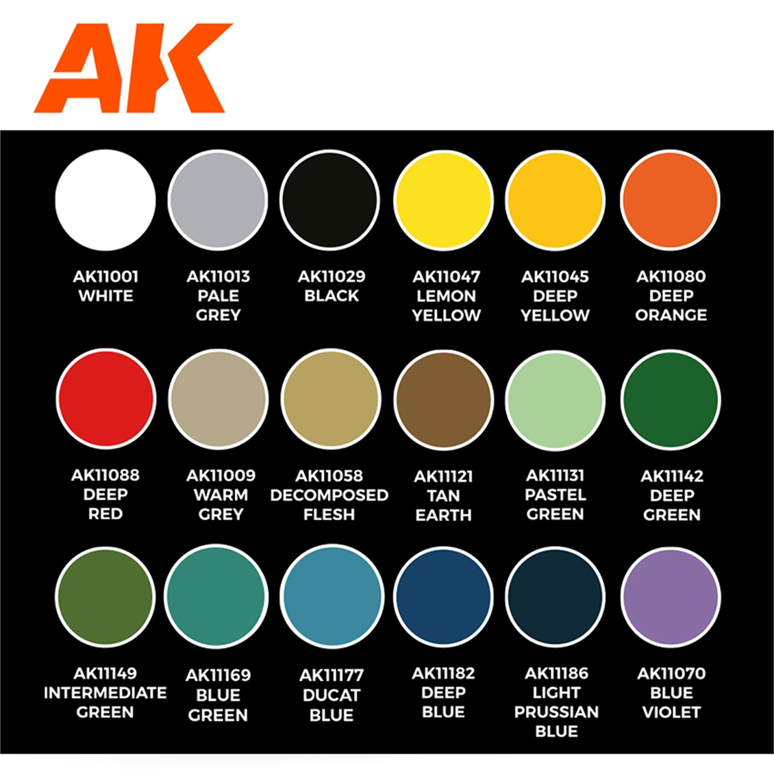 AK 11766 18x17 ml. İskoç Tartanları, (Raul Garcia Latorre Tasarımı) Akrilik 3GEN Model Boyası Seti