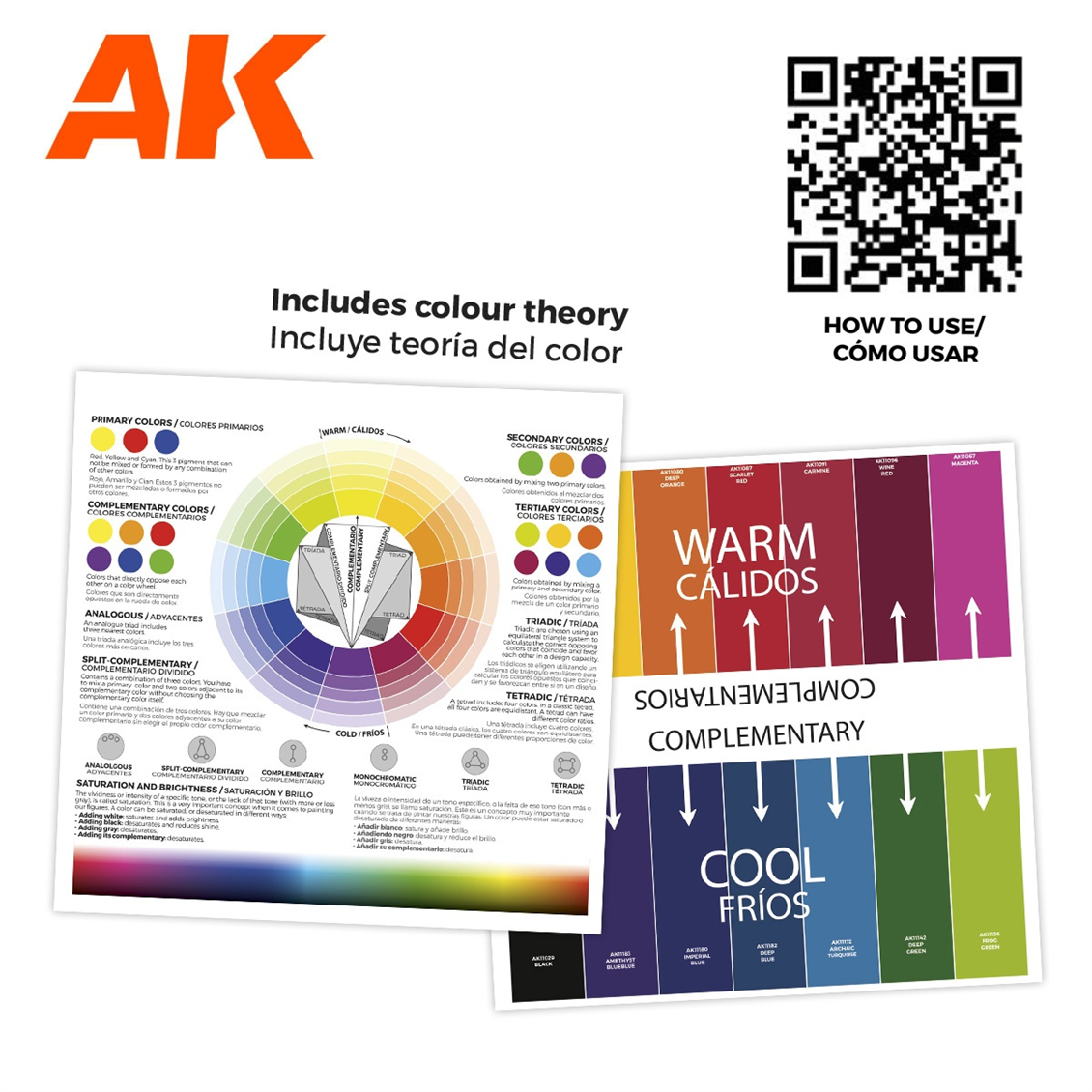 AK 11775 14x17 ml. Geçiş Renkleri Temel Seti, Akrilik 3GEN Model Boyası Seti