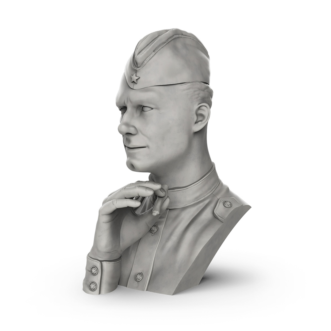 AK 11787 14x17 ml. Güneş Ve Gölge Tonları Boyaları, 1/16 Ölçek Resin Büst ve 28 sayfalı Uygulama Kitabı (Kirill Kanaev), Akrili