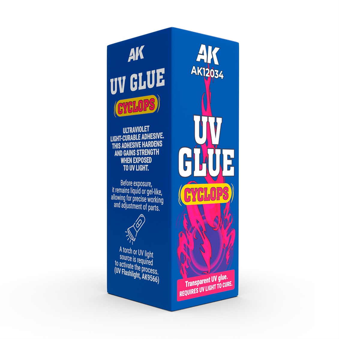 AK 12034 30 ml. Ultraviyole Işıkla Kürlenen Yapıştırıcı (Işık Kaynağı Hariç)
