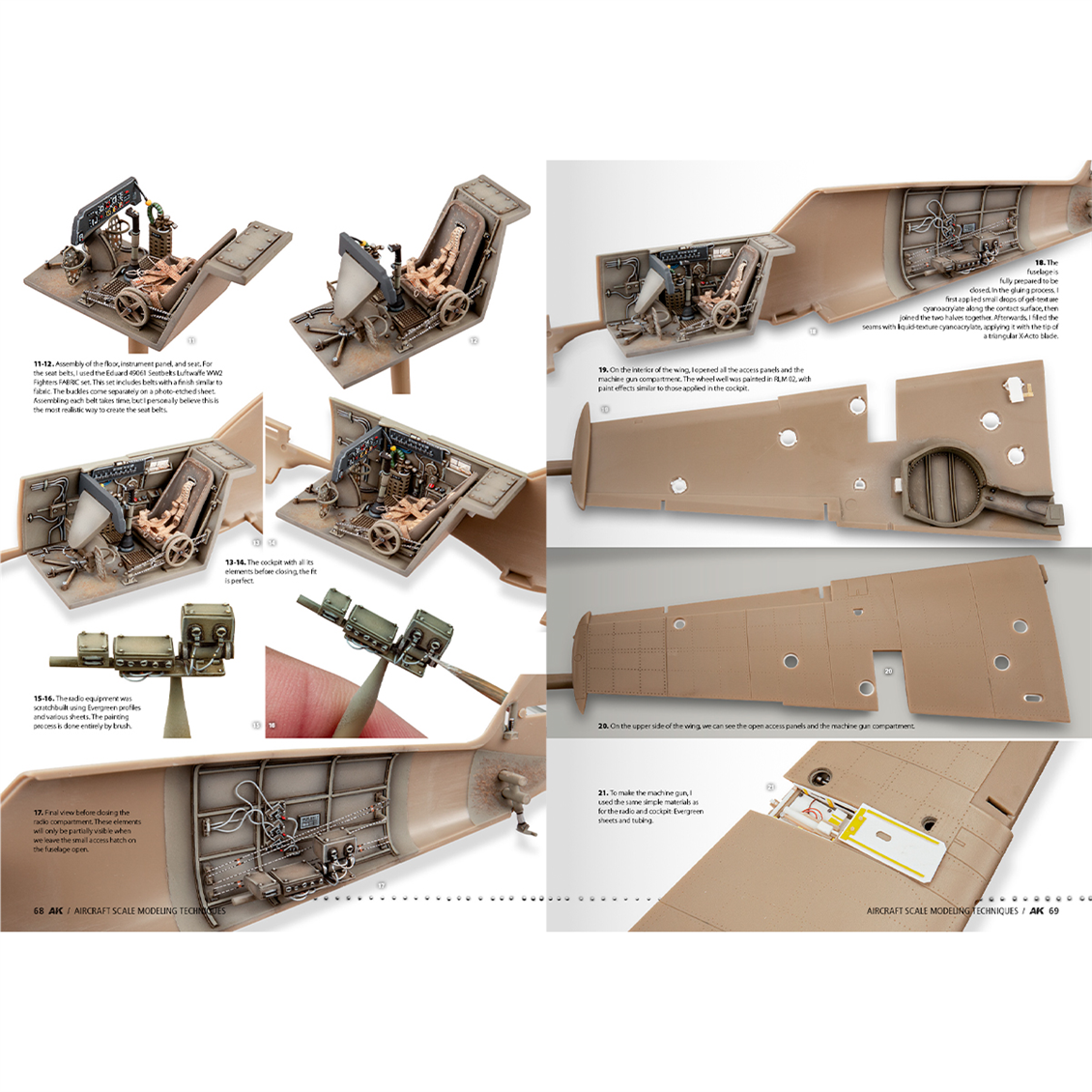 AK 130022 WW2 Uçaklarını Ölçekli Modelleme Teknikleri, İngilizce, 256 Sayfa
