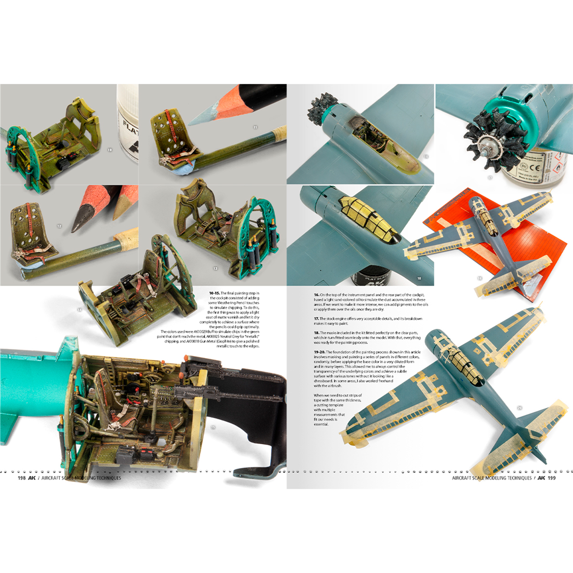 AK 130022 WW2 Uçaklarını Ölçekli Modelleme Teknikleri, İngilizce, 256 Sayfa