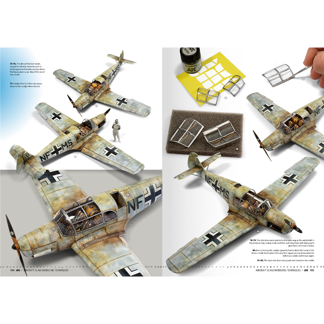 AK 130022 WW2 Uçaklarını Ölçekli Modelleme Teknikleri, İngilizce, 256 Sayfa