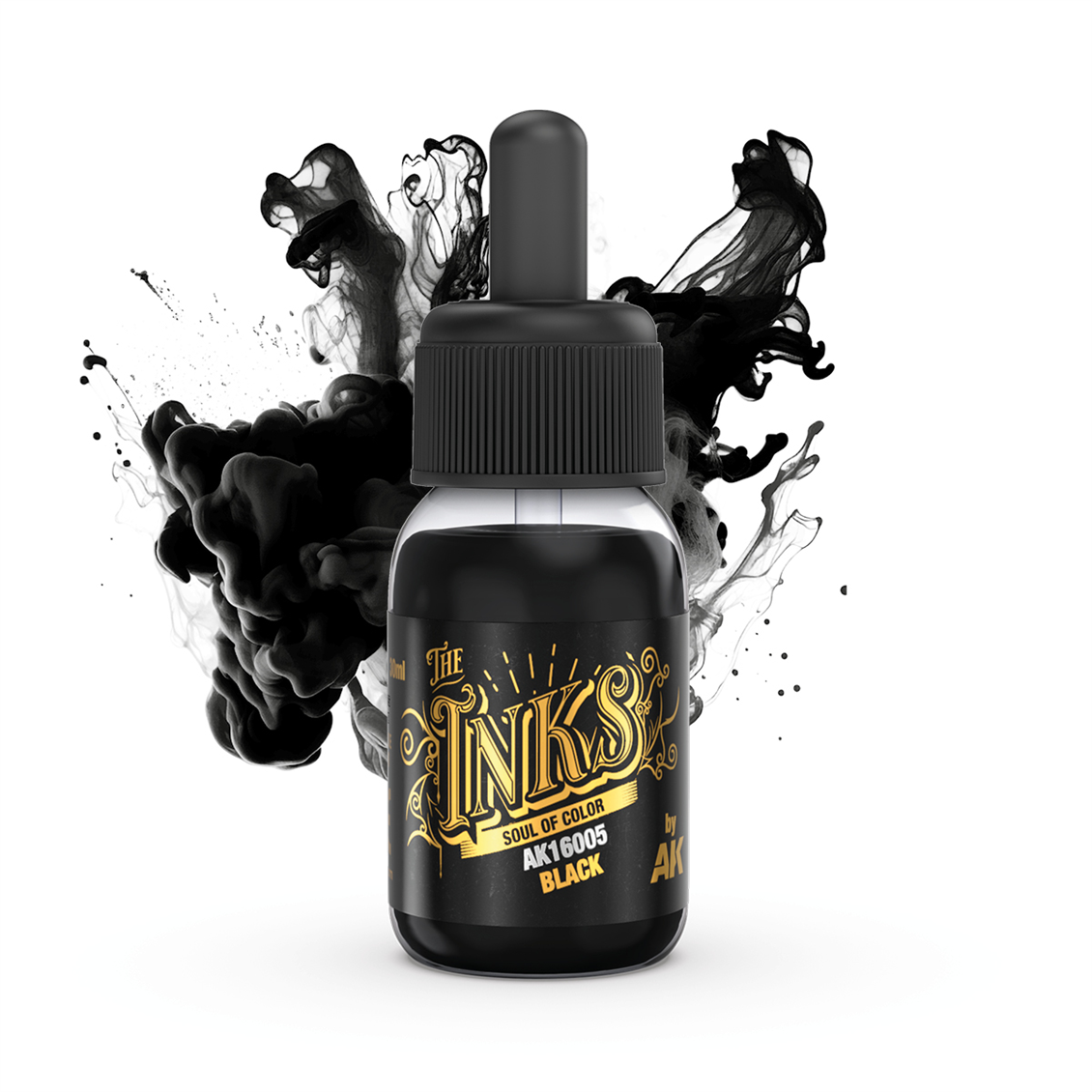 AK 16023 3x30 ml. Karanlık Renkler, Akrilik Mürekkep Seti