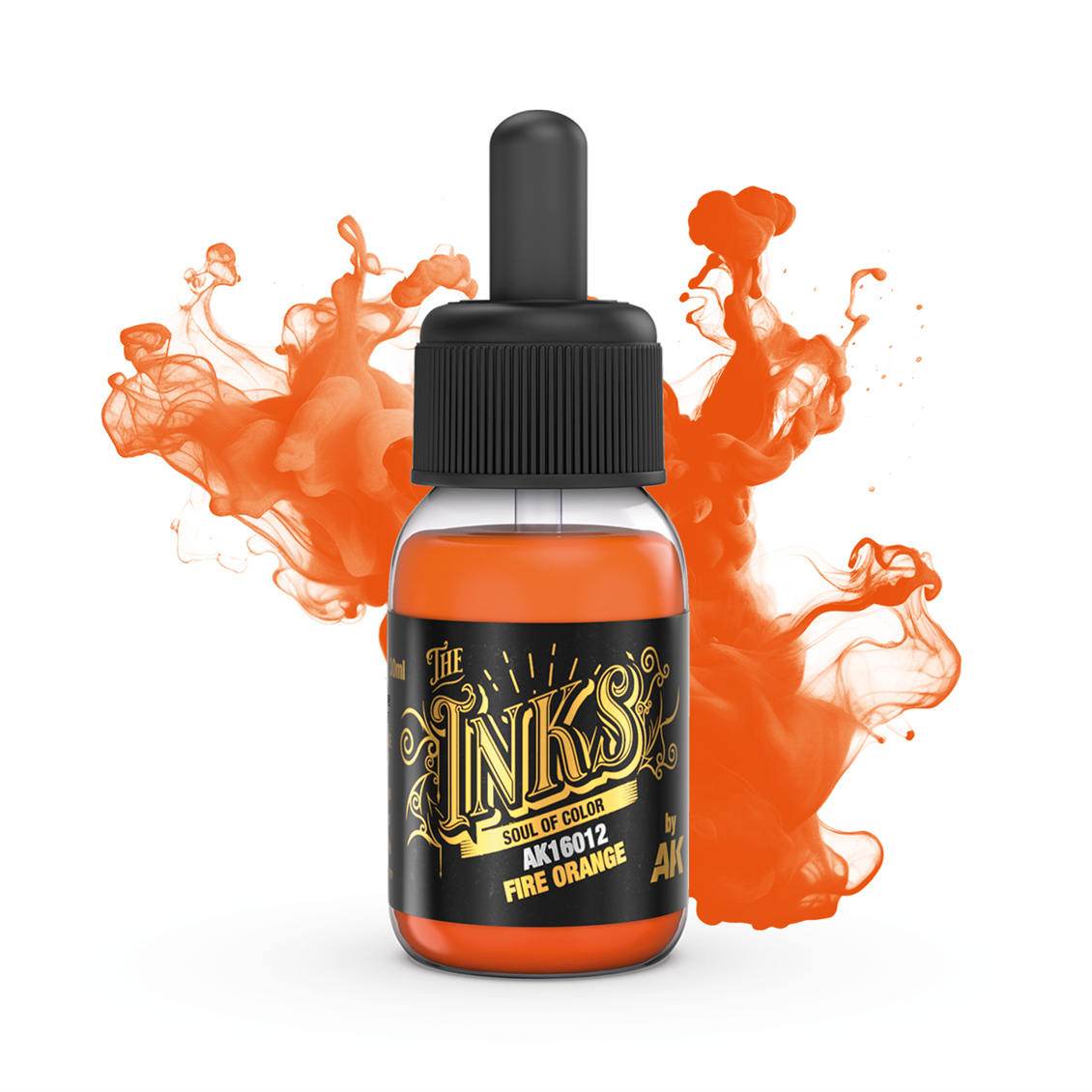 AK 16024 3x30 ml. Işıltı ve Ateş Renkleri, Akrilik Mürekkep Seti