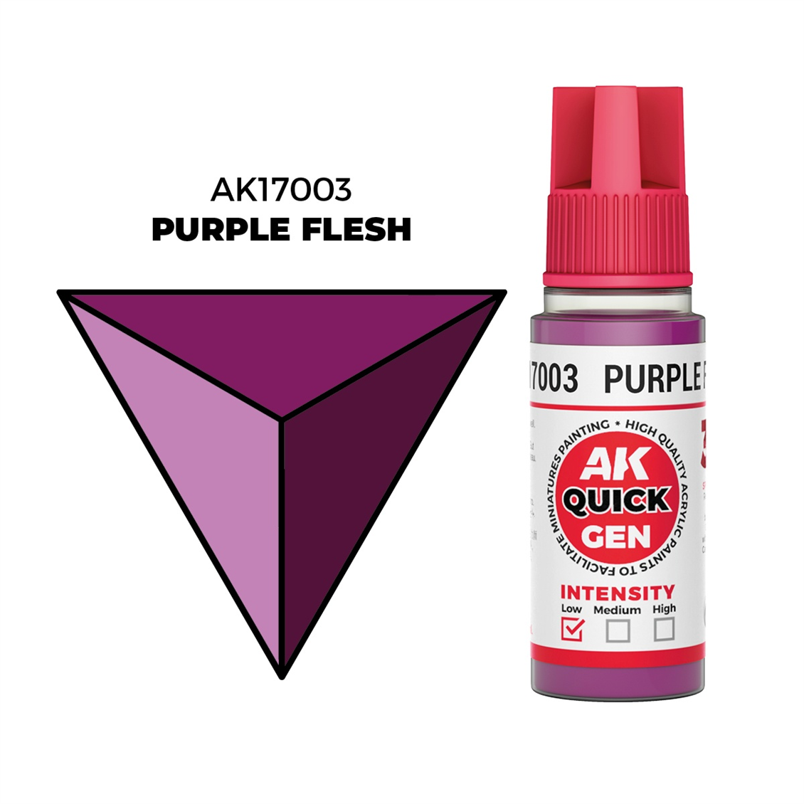 AK 17003 18 ml. Purple Flesh, QuickGen Serisi Akrilik Model Boyası
