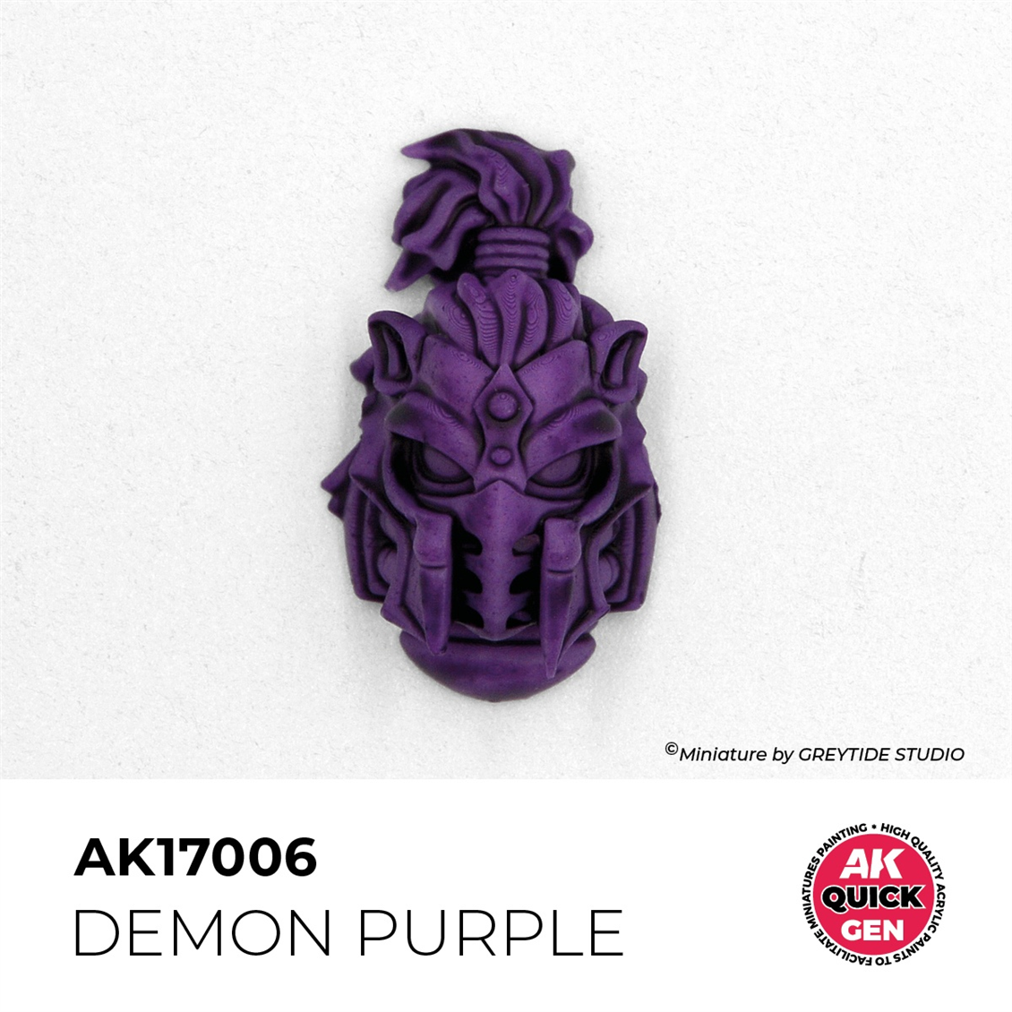 AK 17006 18 ml. Demon Purple, QuickGen Serisi Akrilik Model Boyası