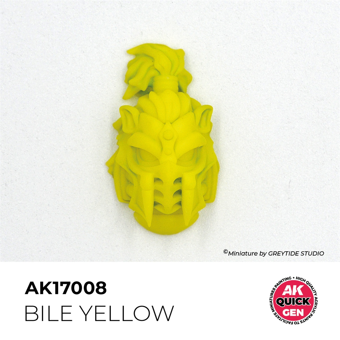 AK 17008 18 ml. Bile Yellow, QuickGen Serisi Akrilik Model Boyası