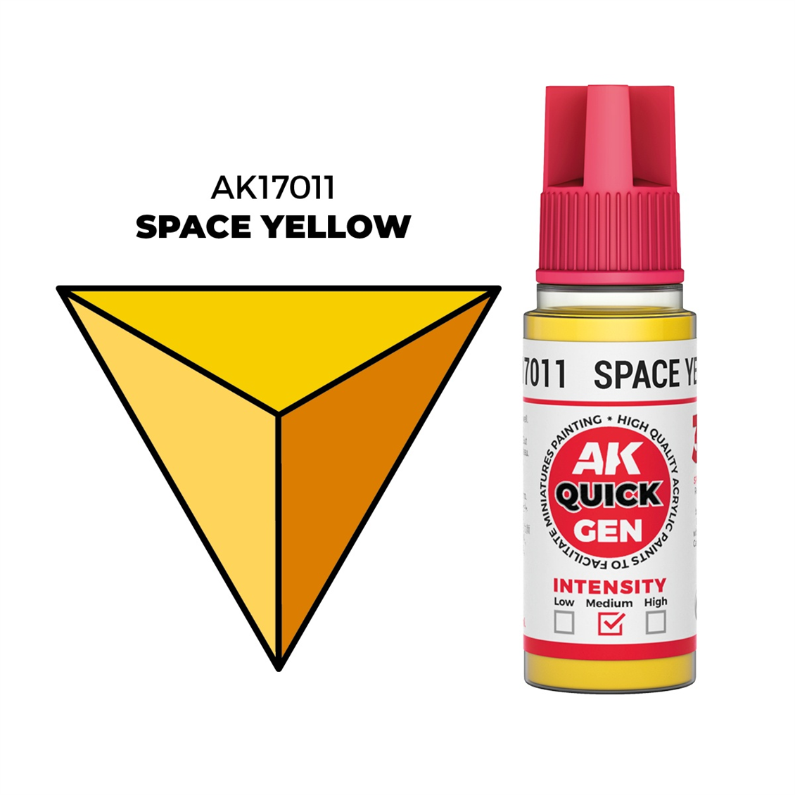 AK 17011 18 ml. Space Yellow, QuickGen Serisi Akrilik Model Boyası