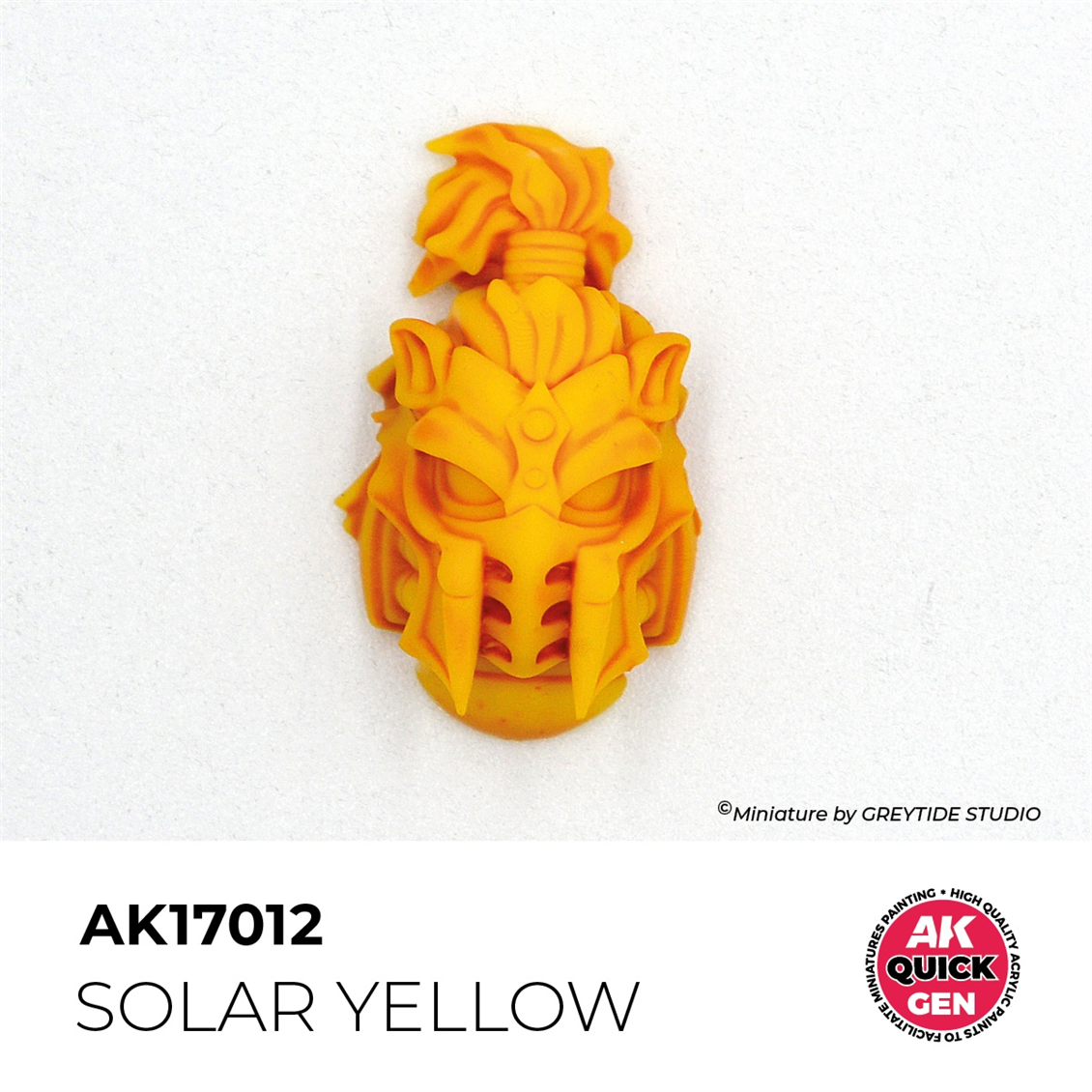 AK 17012 18 ml. Solar Yellow, QuickGen Serisi Akrilik Model Boyası