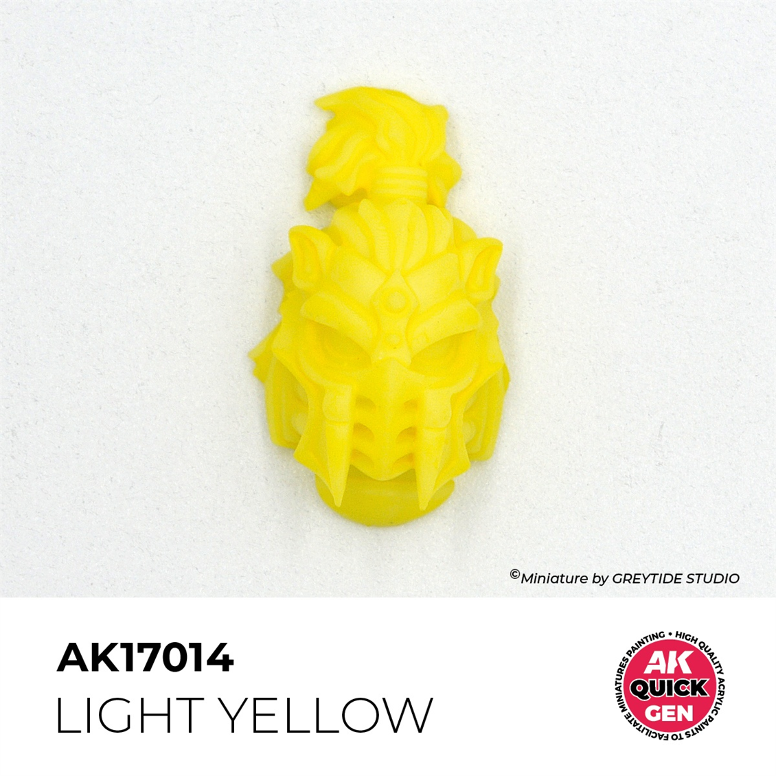 AK 17014 18 ml. Light Yellow, QuickGen Serisi Akrilik Model Boyası