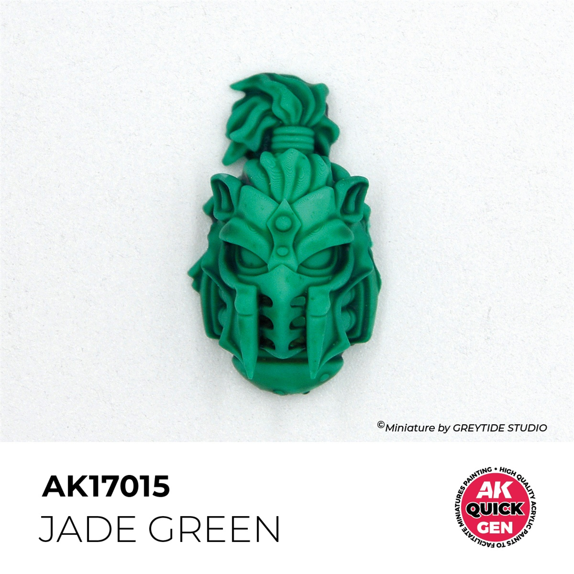 AK 17015 18 ml. Jade Green, QuickGen Serisi Akrilik Model Boyası